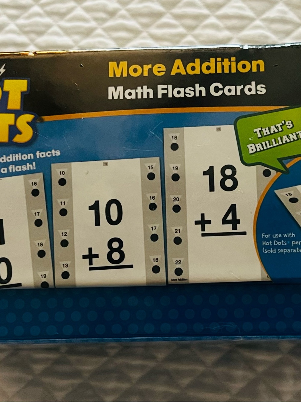 Hot Dots More Subtraction Math Flash Cards EI-2758